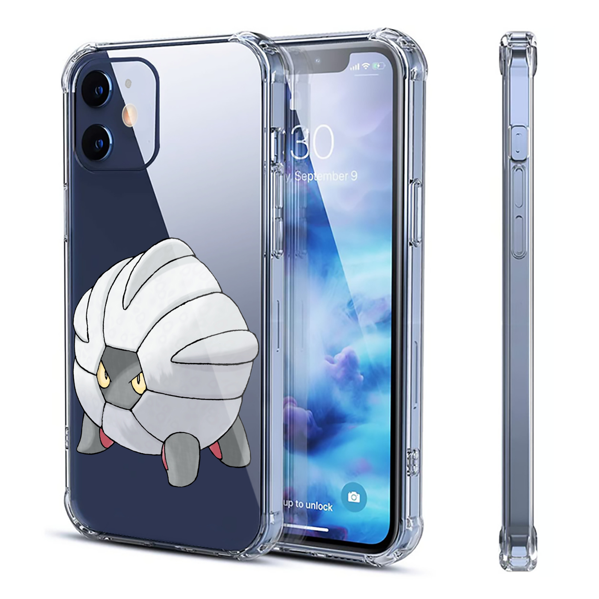 （画像用） ポケットモンスター Pokémon 【iPhone 12シリーズ対応】透明スマホケース（クリアソフトケース）